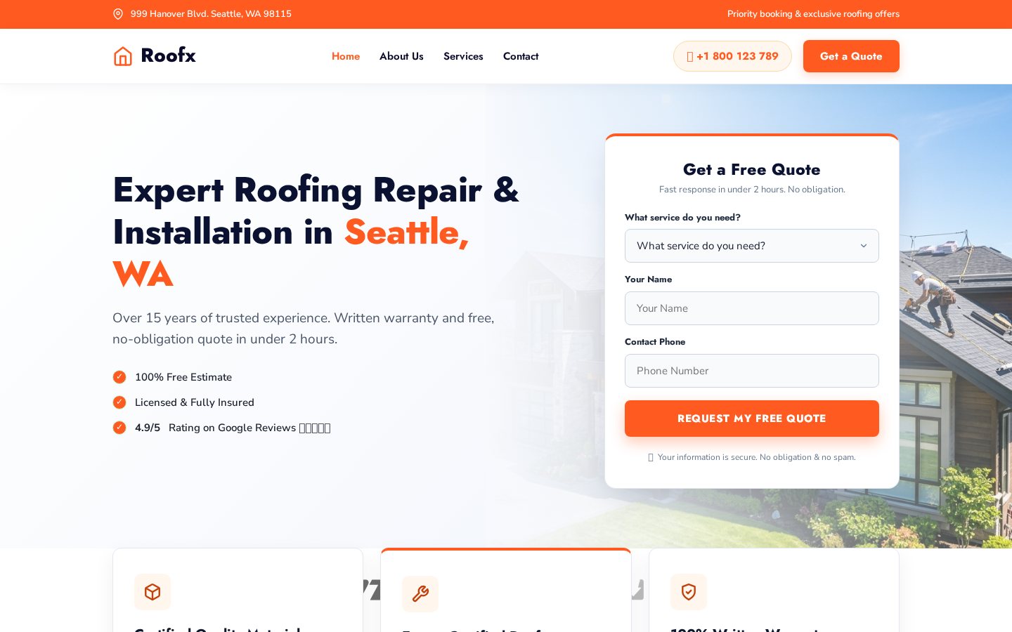 Lead Generation Website Demo 01 preview