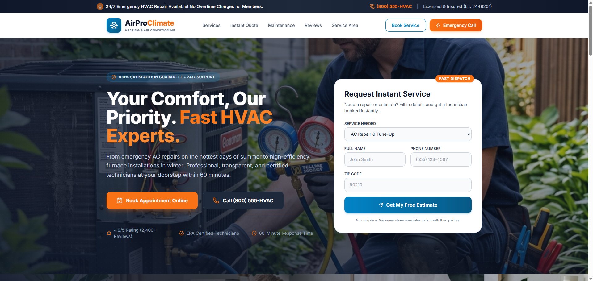 Lead Generation Website Demo 04 preview